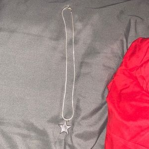 Vintage star necklace y2k
